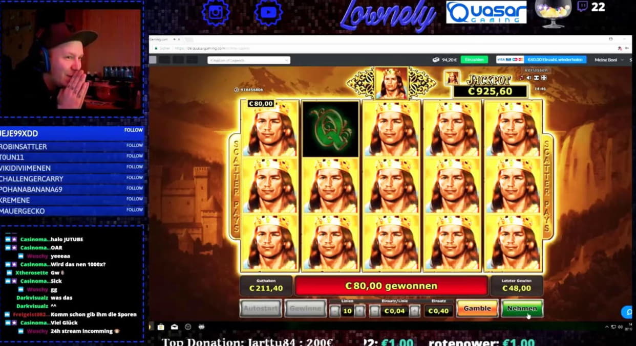 €755 Online Casino Tournament at Emu Casino