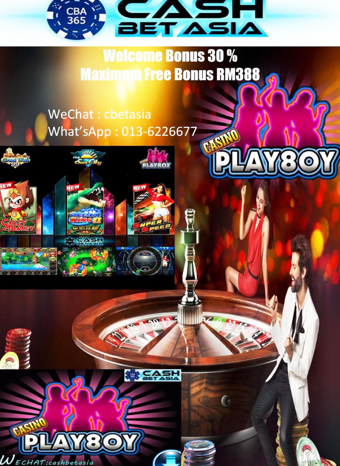 EURO 310 free chip at Berlin Casino 