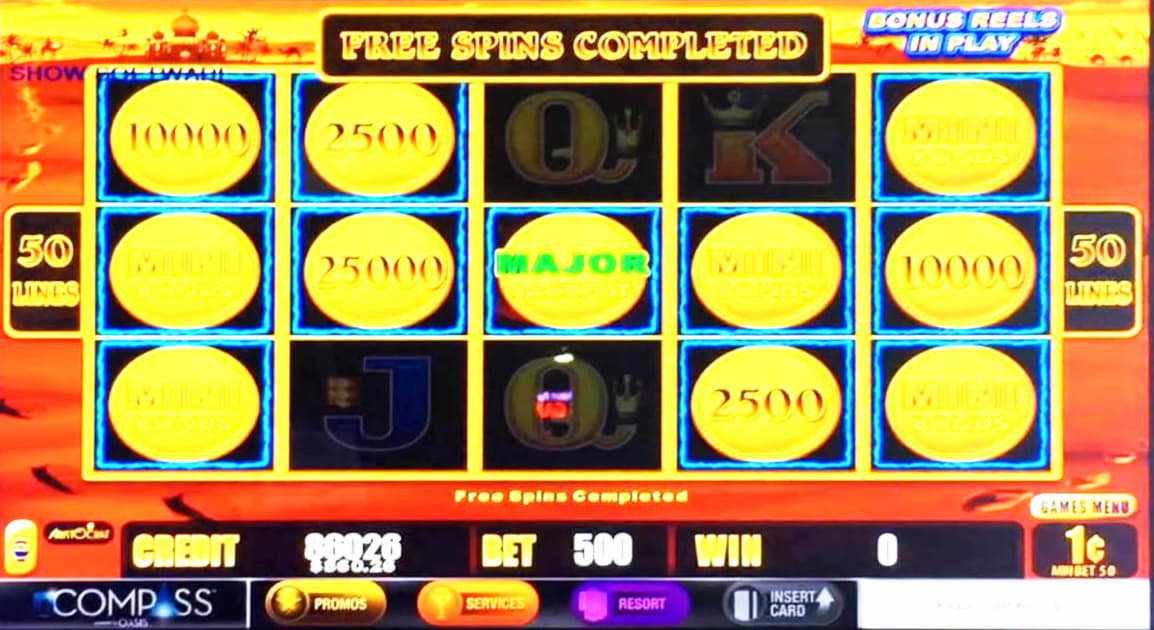 225% casino match bonus at Lucky Red Casino