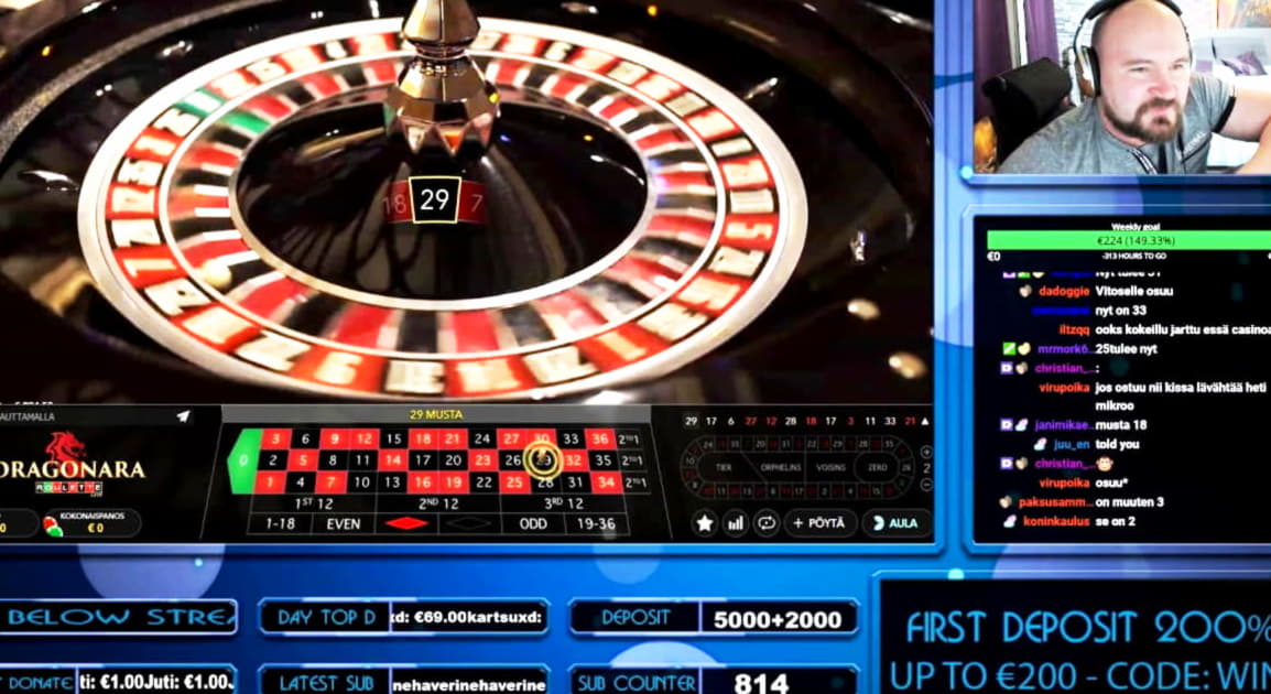 315% Match bonus at Spin Palace Casino