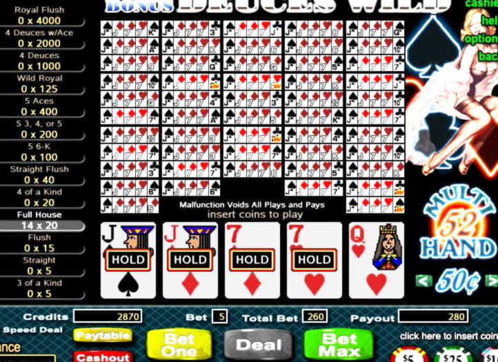 255% Deposit match bonus at River Belle Casino