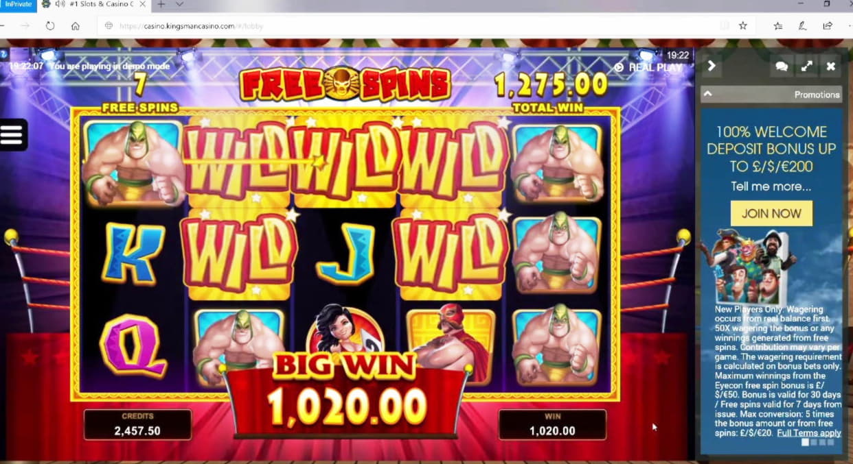 £885 Mobile freeroll slot tournament at Spin Palace Casino