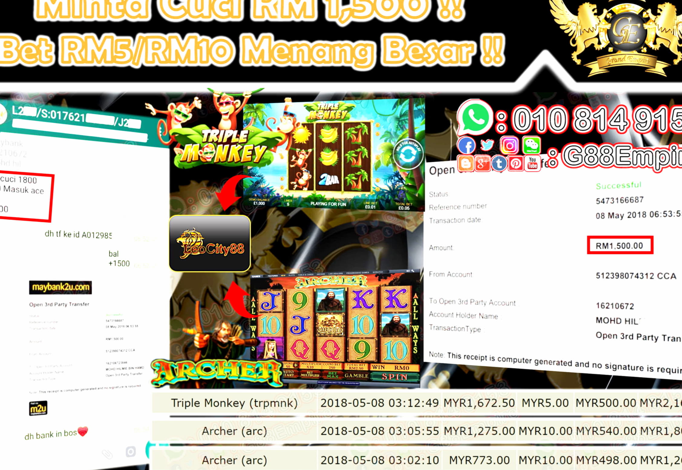 €965 Free Casino Tournament at Big Jackpots Casino 