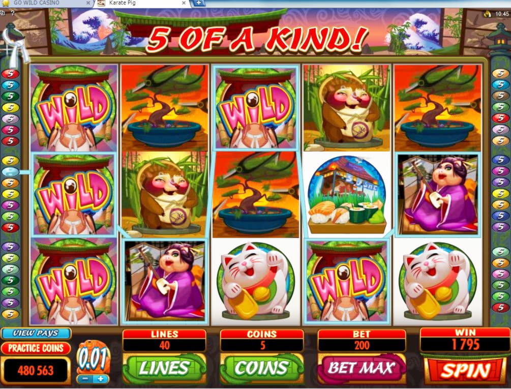 280 free spins at Casino com