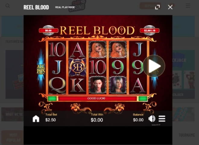960% Match bonus casino at Treasure Island Jackpots Casino (Sloto Cash Mirror)