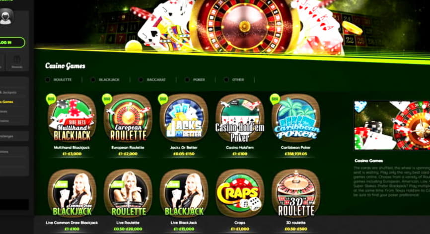 EURO 260 Free chip at Casino Las Vegas