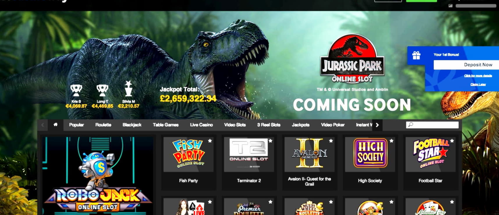 455% First Deposit Bonus at 888 Casino