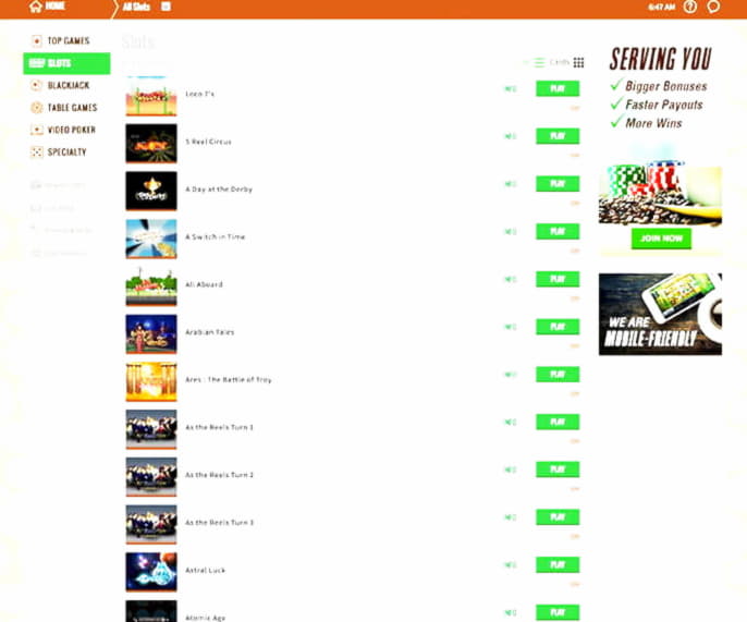 $250 no deposit bonus casino at Betway Casino