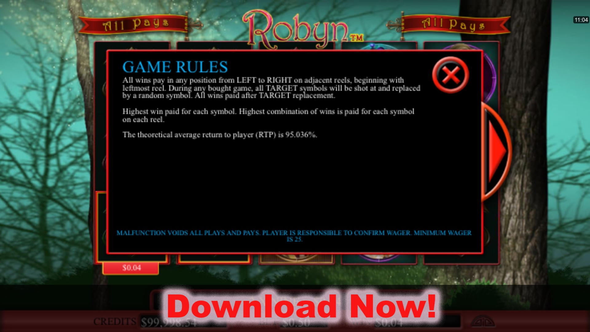 $125 no deposit casino bonus at Emu Casino
