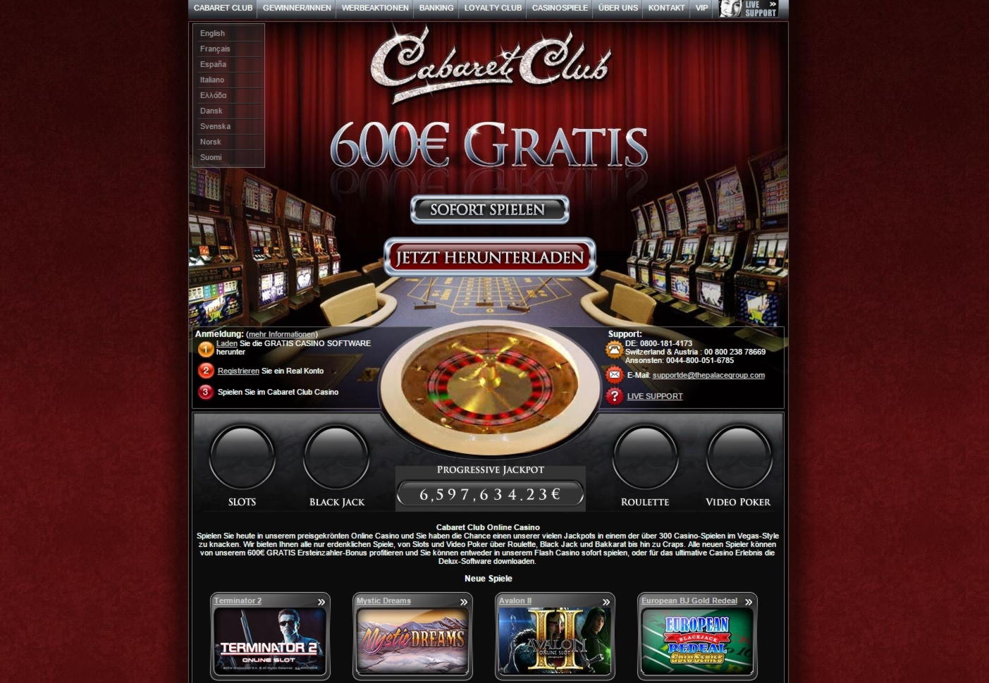 65 free spins no deposit casino at Emu Casino