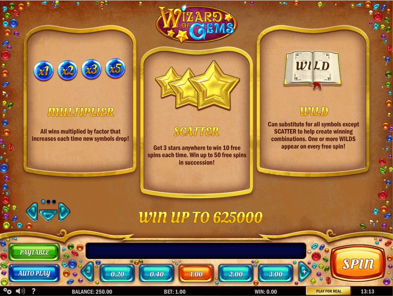 £280 Free chip casino at Roaring 21 Casino
