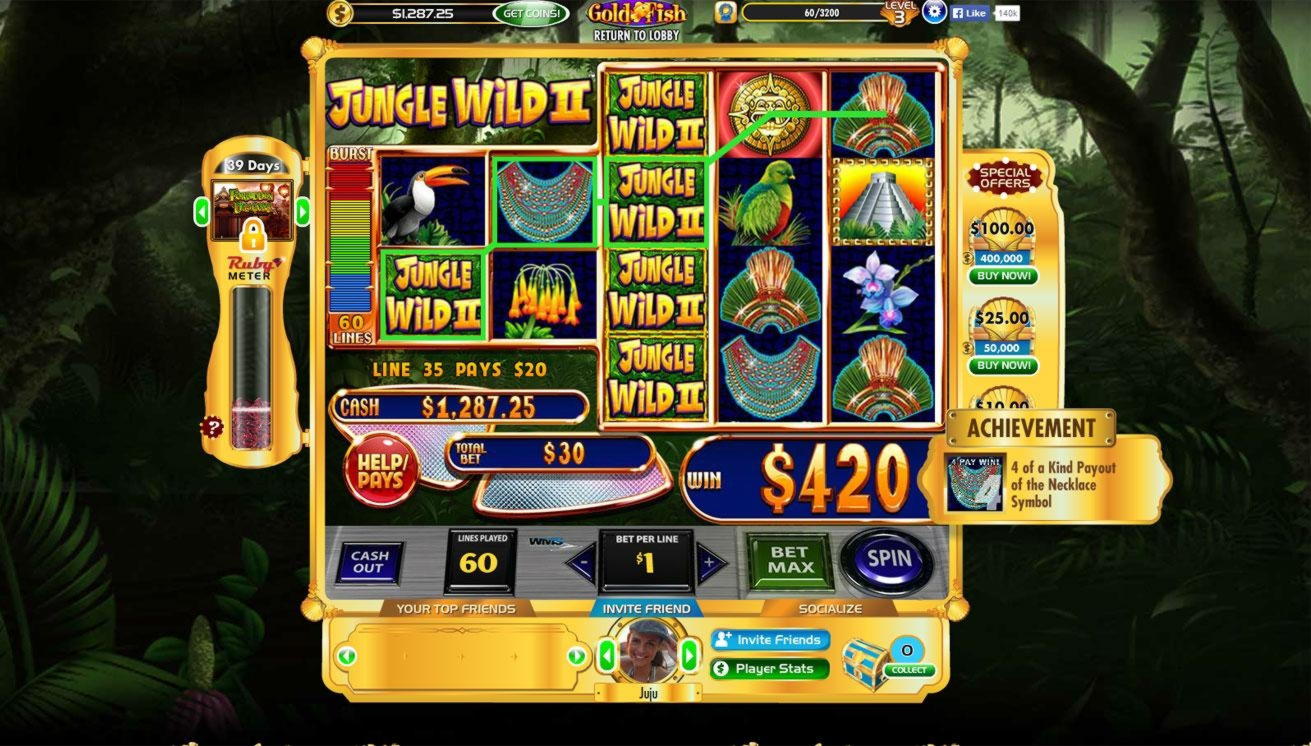 445% Deposit match bonus at Royal Vegas Casino