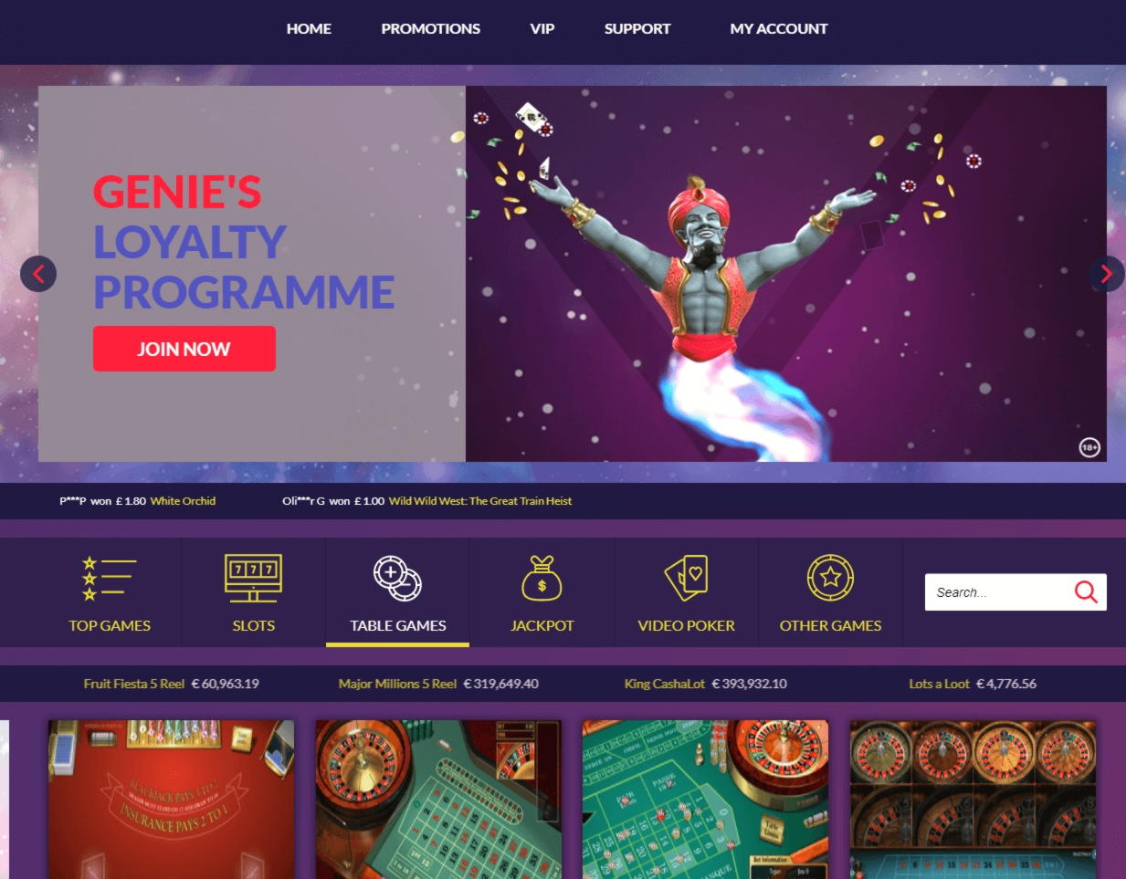 €4885 No deposit bonus casino at Jackpot City Casino