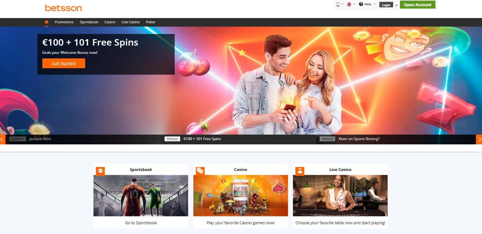 EURO 50 Free chip casino at Big Jackpots Casino 