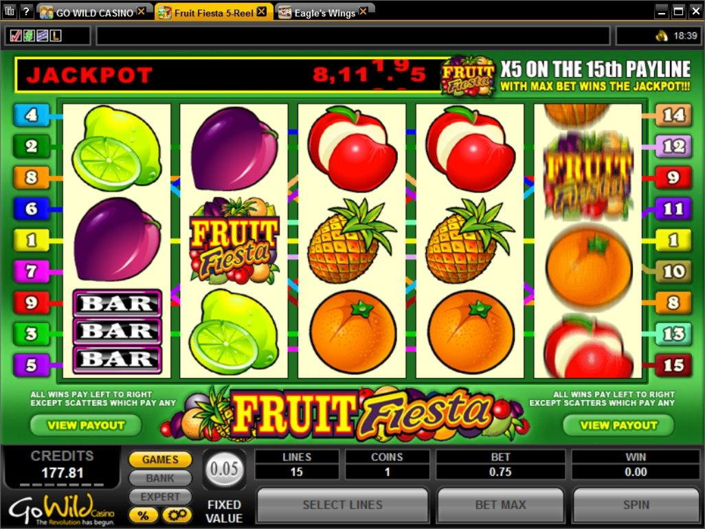 165% casino match bonus at Emu Casino