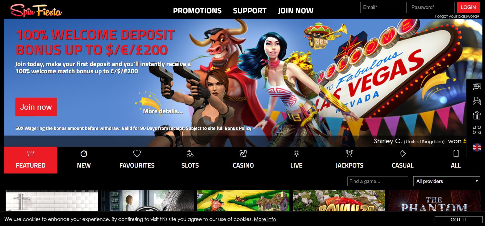 65% Match Bonus Casino at 888 Casino