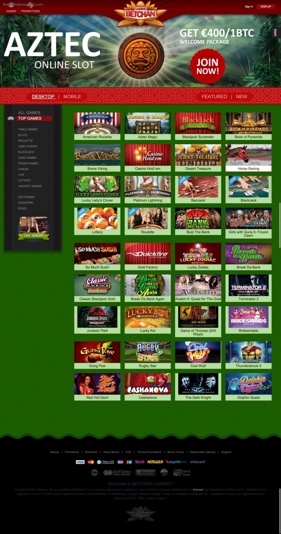 110 Free Spins at Ruby Fortune Casino