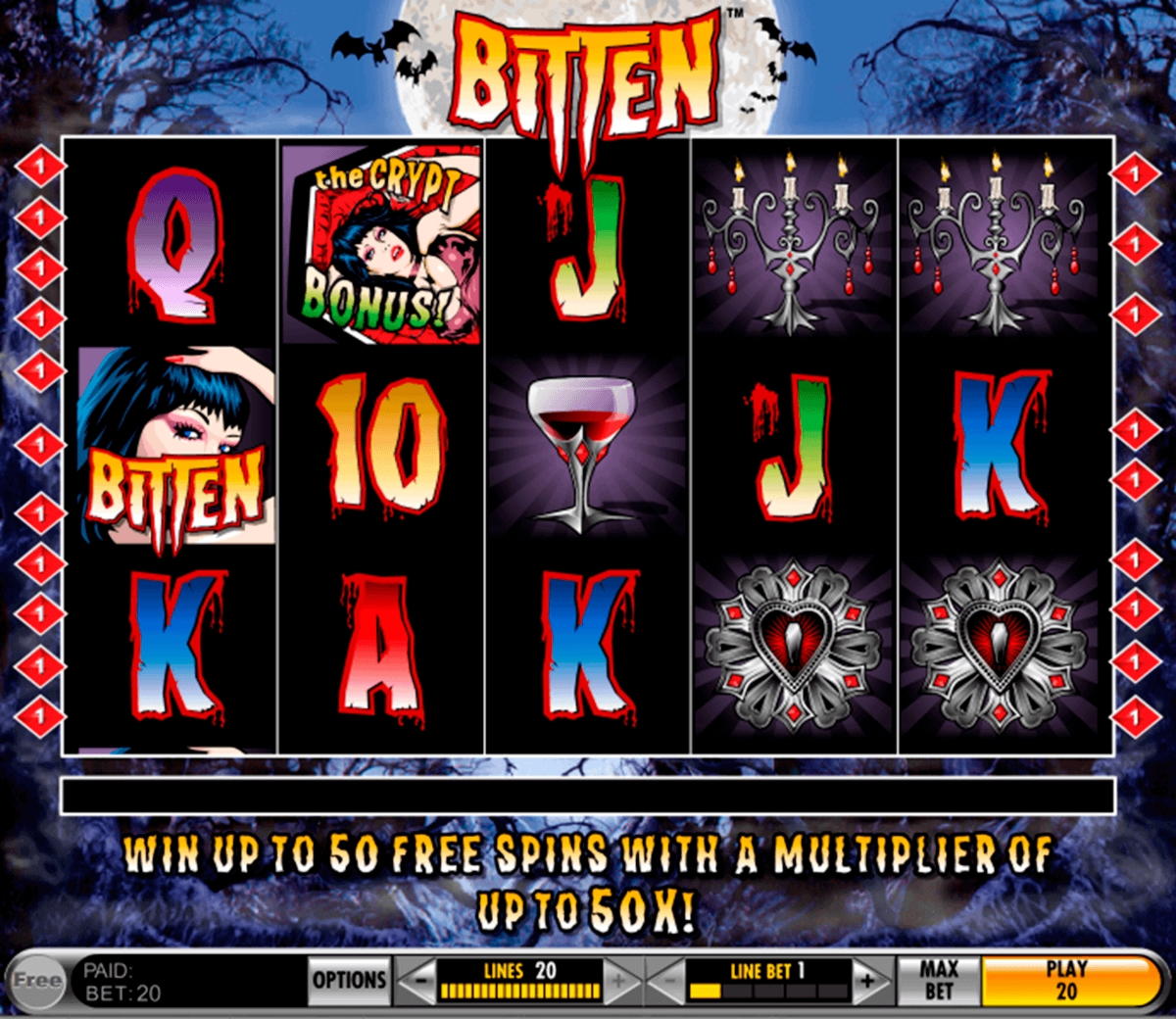 115 Free casino spins at Spin Palace Casino