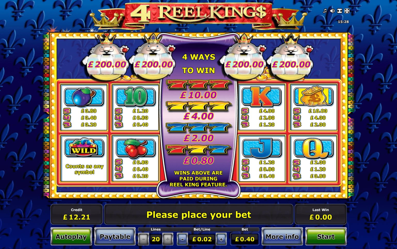 ﻿$180 Daily freeroll slot tournament at bWin Casino
