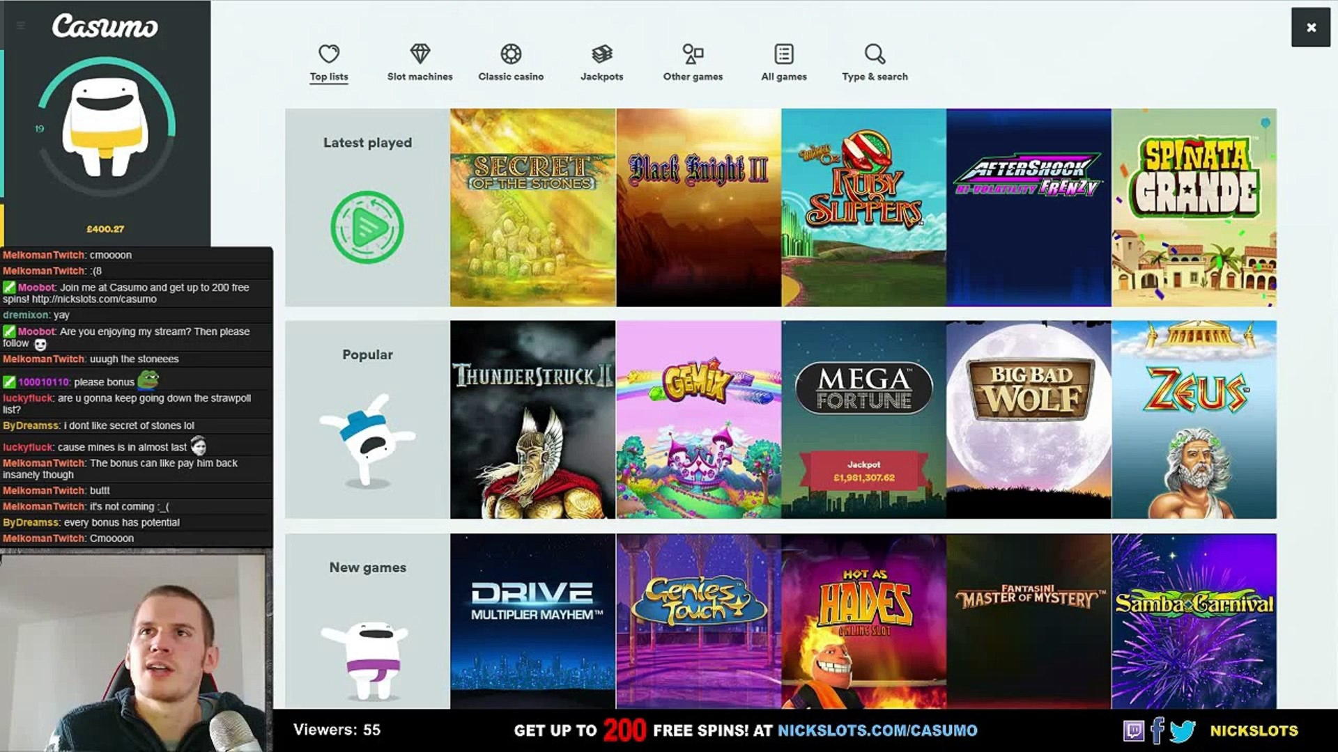 180 Free Spins at Joy Casino