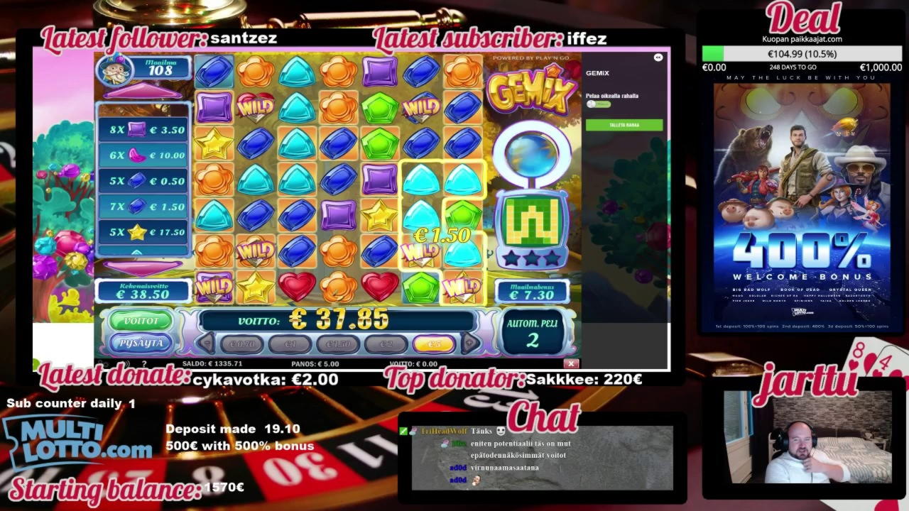 $1315 NO DEPOSIT CASINO BONUS at Yes Casino 