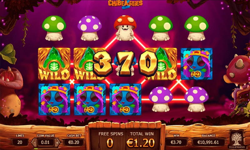 285 Free spins at bWin Casino