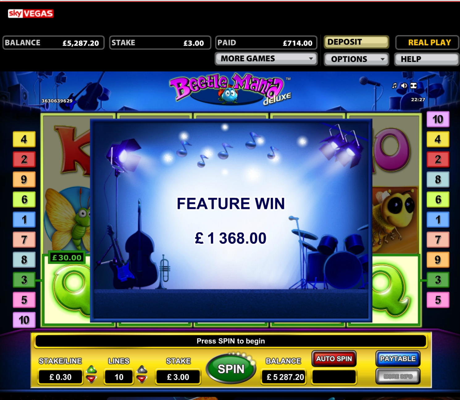 £675 free chip casino at Jelly Bean Casino