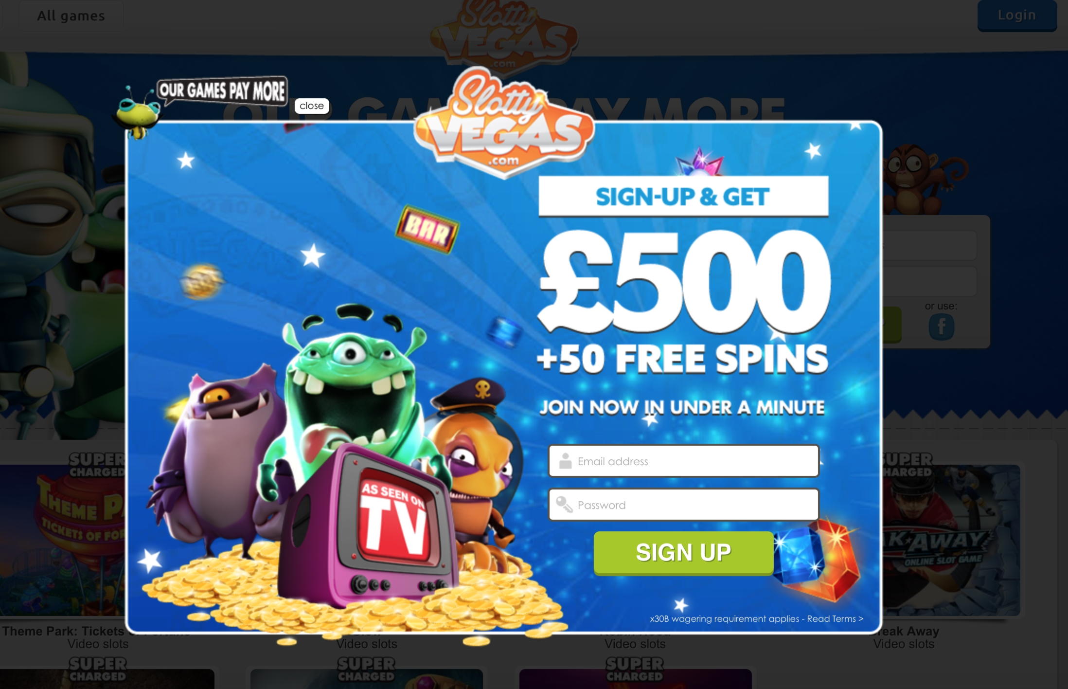 70 Free spins no deposit casino at Spin Palace Casino
