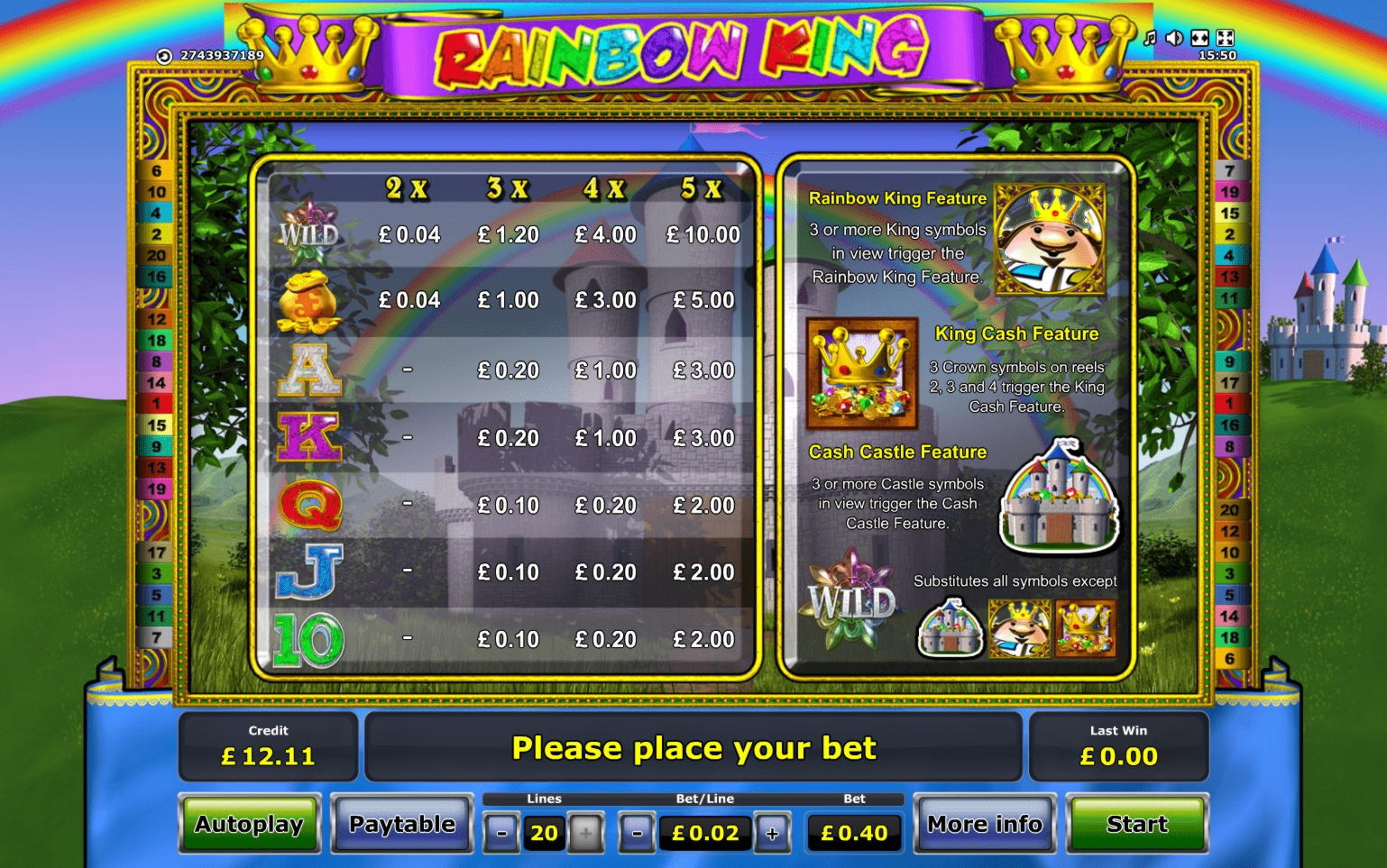 €1995 No deposit casino bonus at Emu Casino