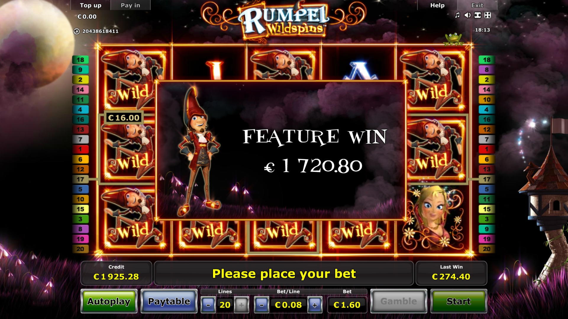 EUR 2185 No deposit bonus code at Ruby Fortune Casino