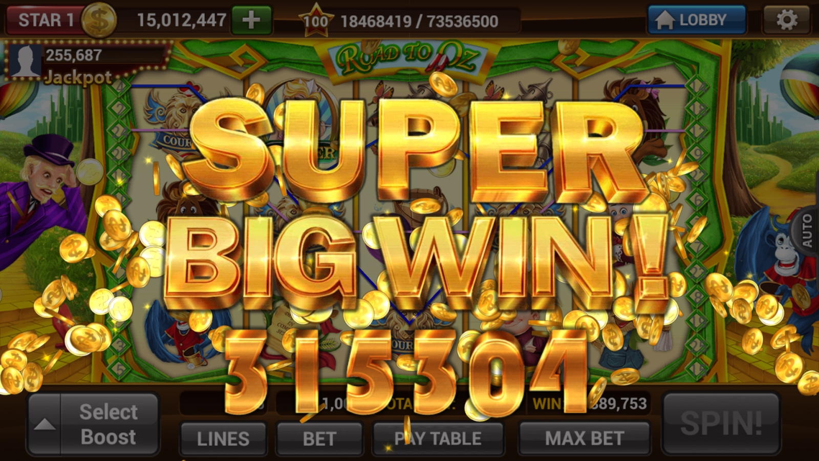 200 free casino spins at Road Casino 