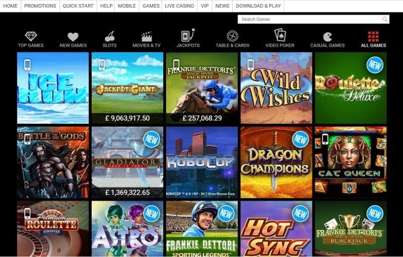 65 FREE SPINS at Royal Vegas Casino