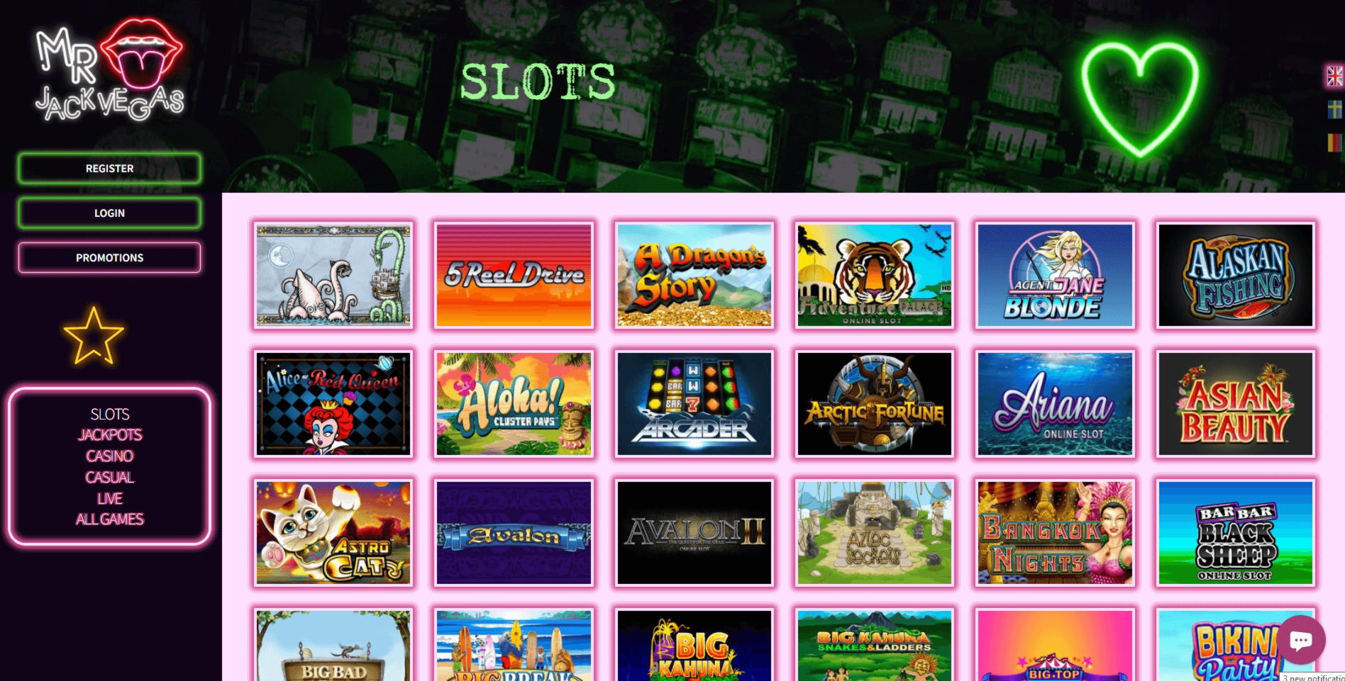 Eur 3670 NO DEPOSIT at Big Jackpots Casino 