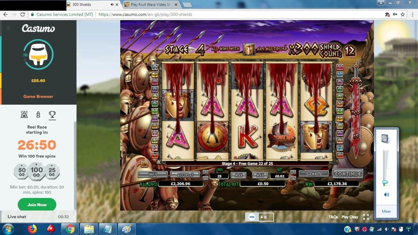 44 Free casino spins at Royal Vegas Casino