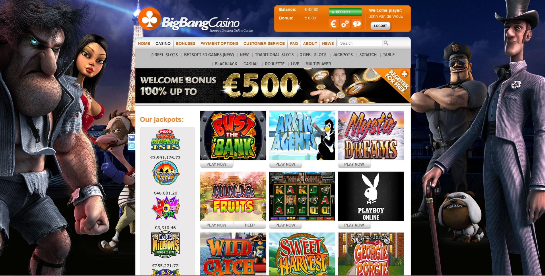 44 Free spins no deposit at 888 Casino