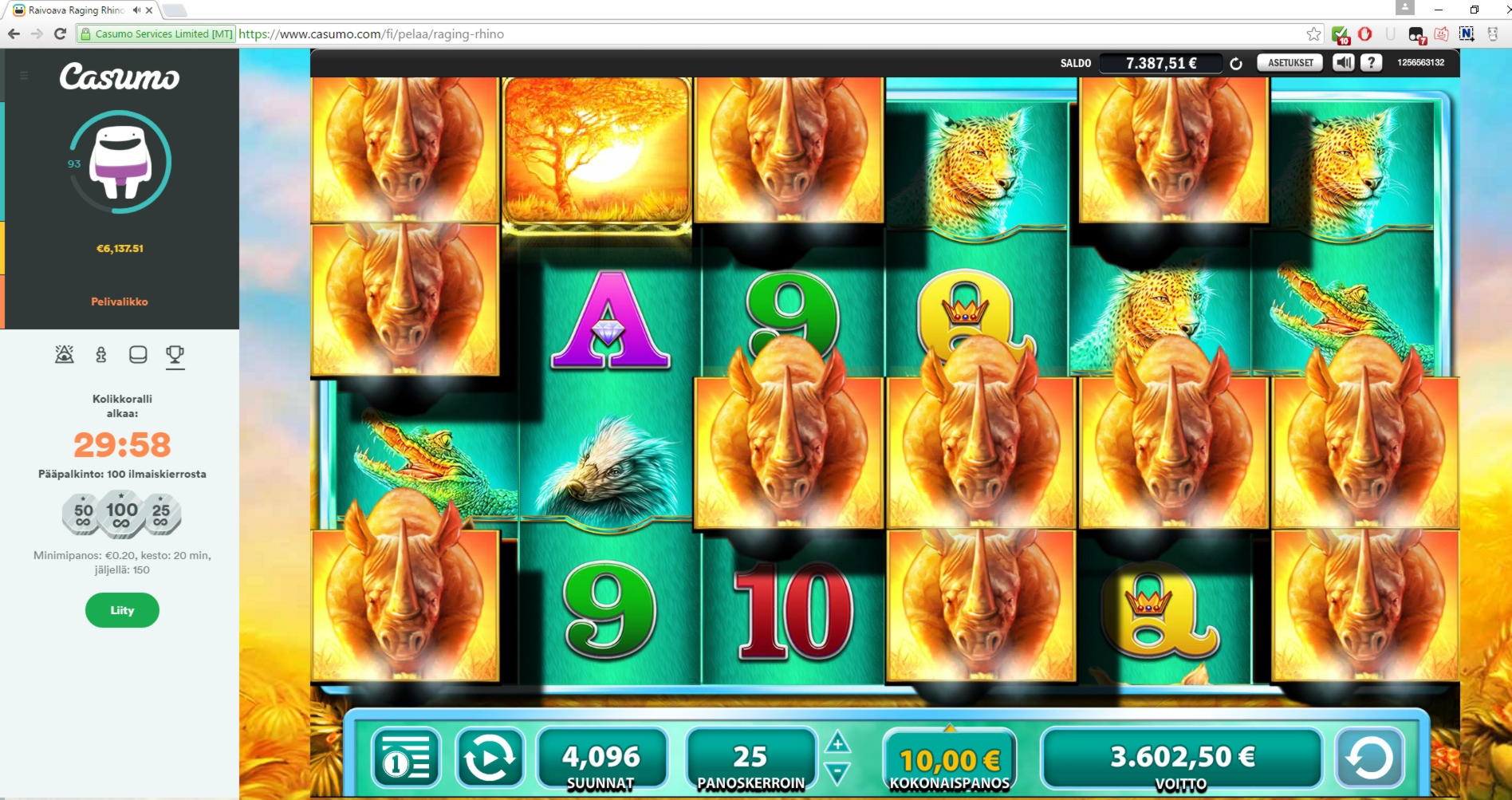 EURO 60 Free Casino Tournament at Emu Casino