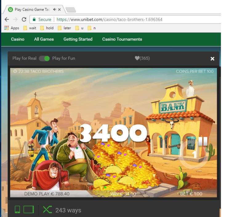 260 Free Spins no deposit casino at Casino Las Vegas
