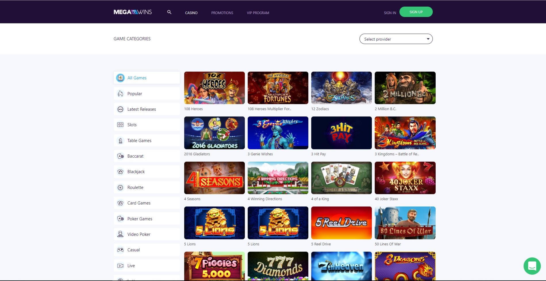 220% Match bonus casino at Spin Palace Casino