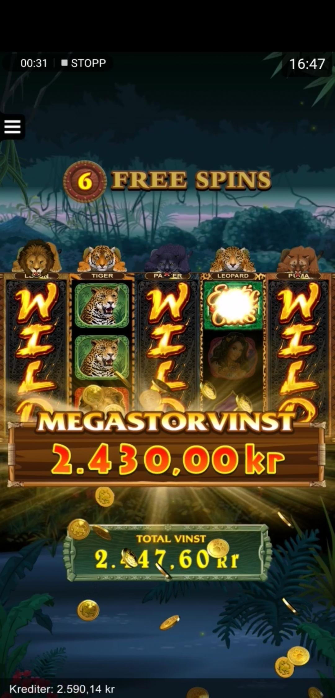 EUR 65 Free Money at River Belle Casino