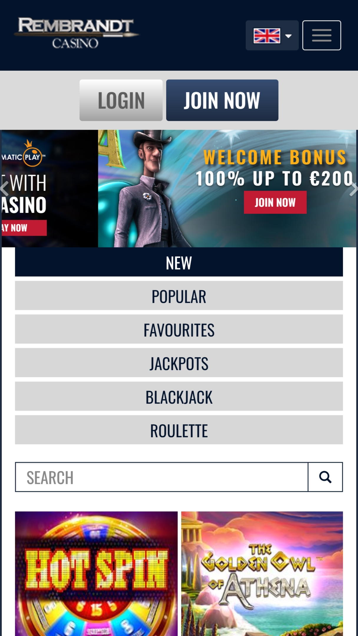 345% Deposit match bonus at Casino-X